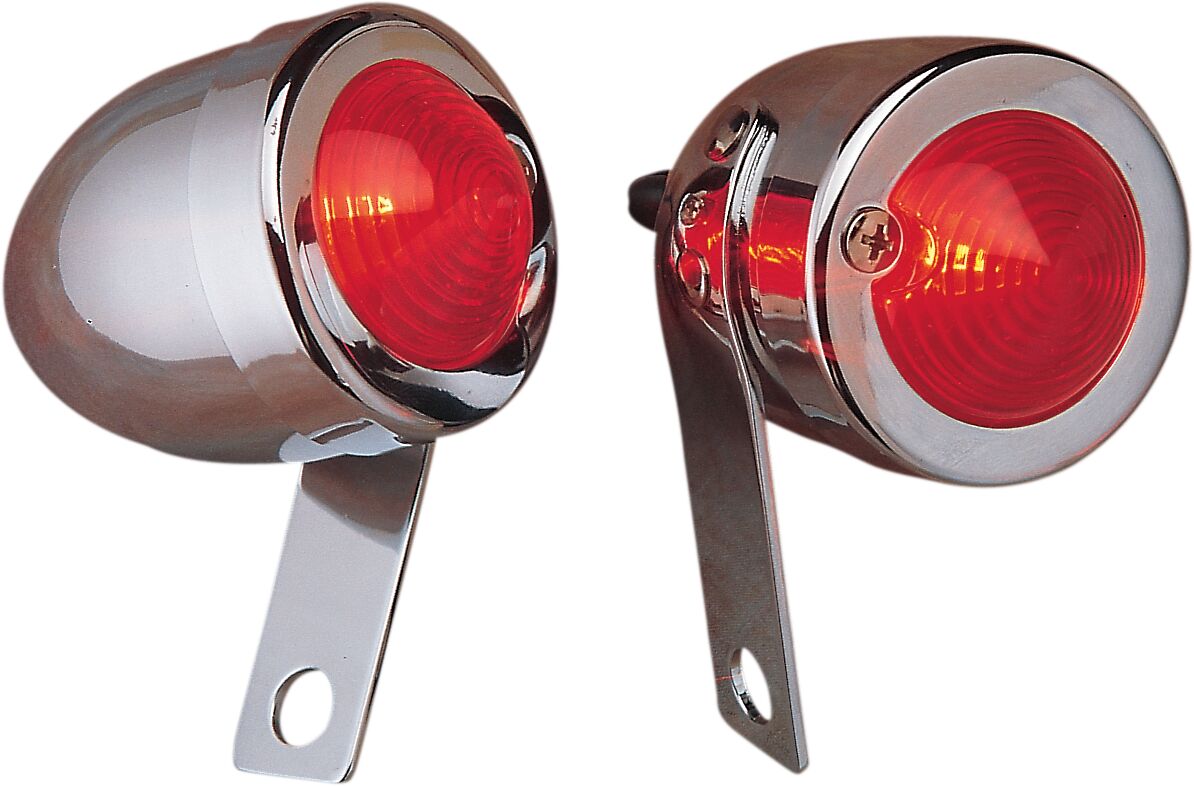 Drag Specialties Chr Bullet Light Left Mt ACCESSORY LIGHT GROUP Drag Specialties