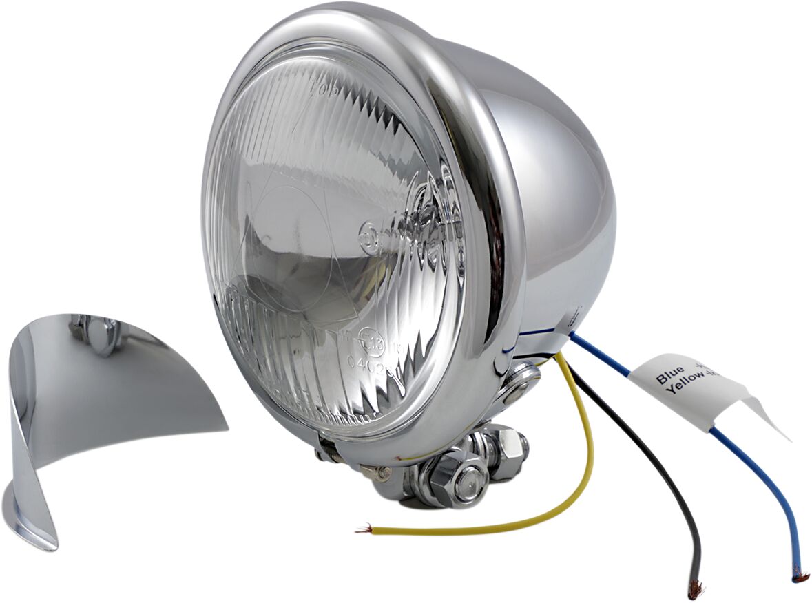 Drag Specialties 4 1/2 S/Lite W/Visor H 3 HEADLIGHT GROUP Drag Specialties