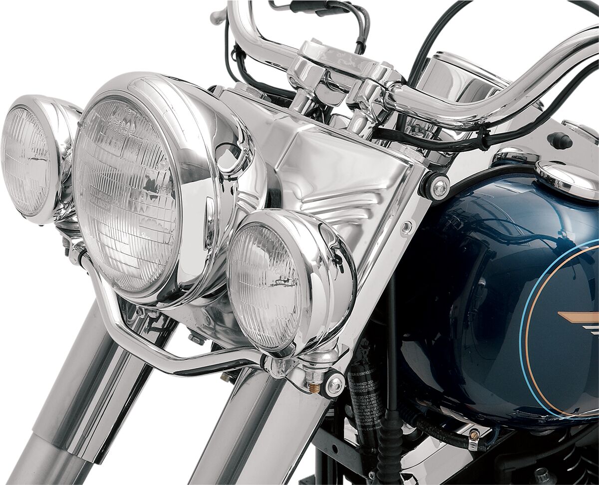 Drag Specialties Spotlight Bar Chrome Headlight Drag Specialties