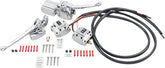 Drag Specialties Handlebar Control Kits With Switches Chrome Brake & Clutch Custom Control Drag Specialties