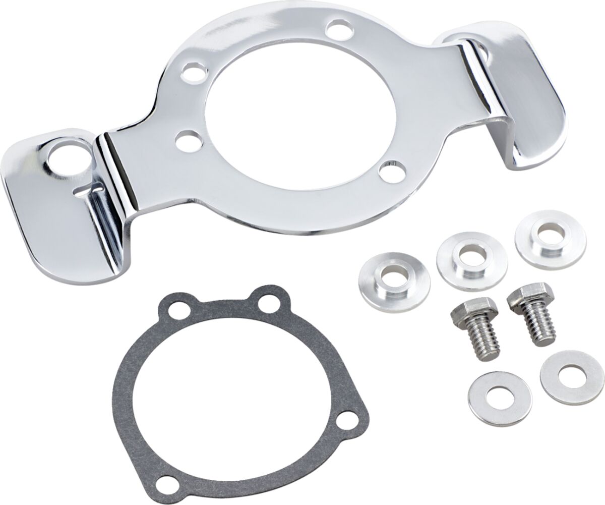 Drag Specialties Air Cleaner Support Bracket Chrome Carburetor Mounts & Parts Drag Specialties