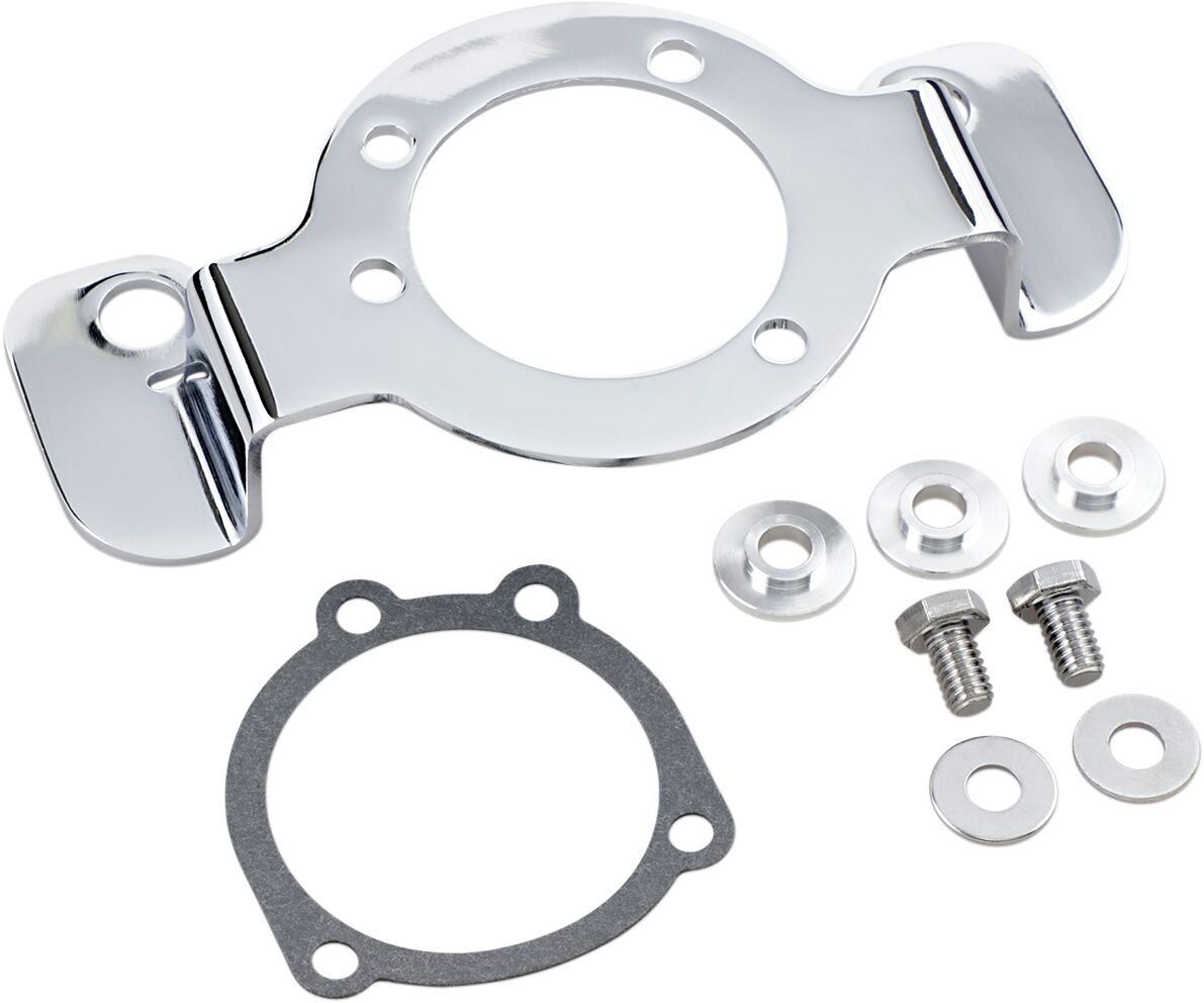 Drag Specialties Air Cleaner Support Bracket Chrome Carburetor Mounts & Parts Drag Specialties