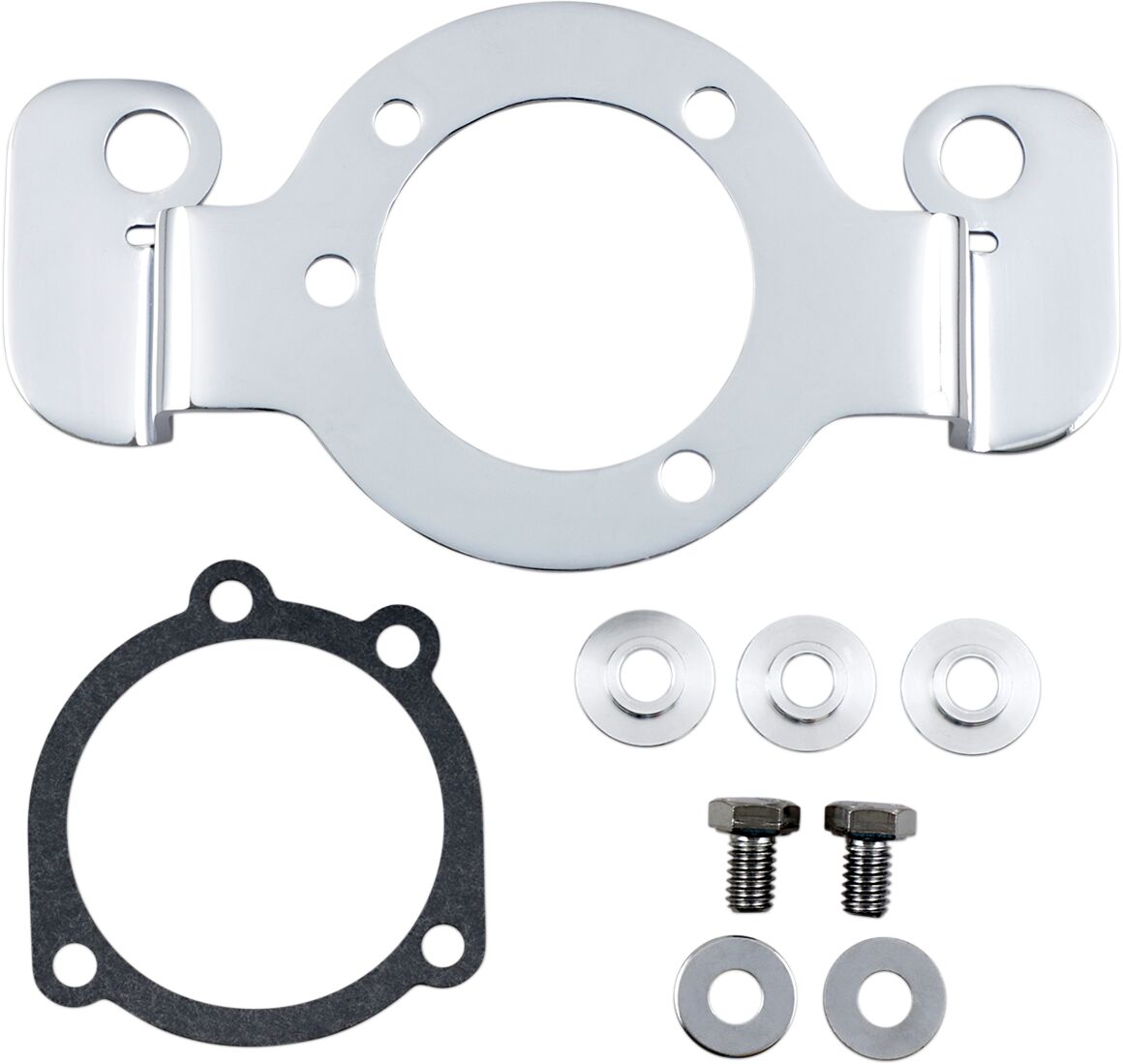 Drag Specialties Air Cleaner Support Bracket Chrome Carburetor Mounts & Parts Drag Specialties