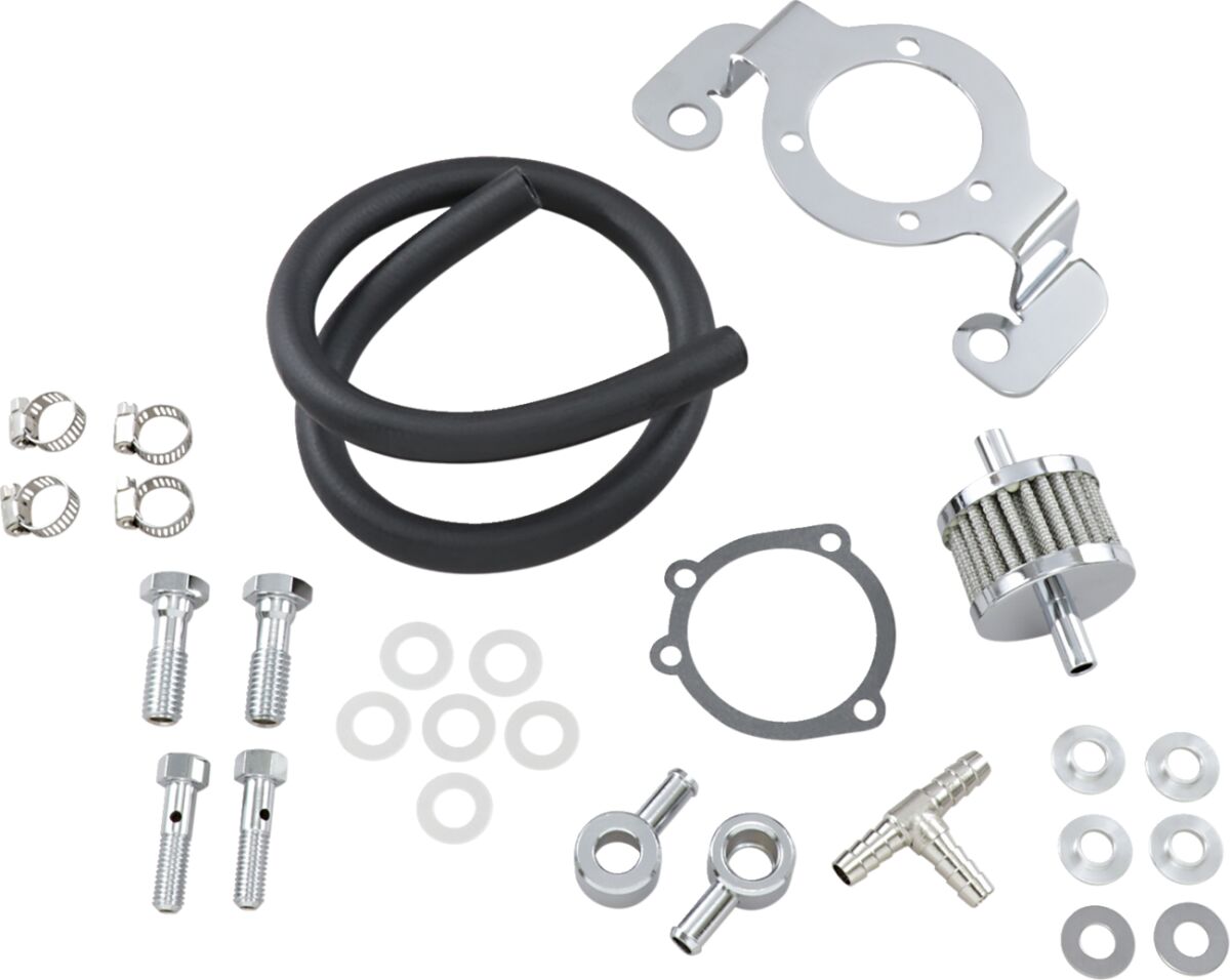 Drag Specialties Carb Supprt/Brthr 93 17 Bt BREATHER KITS + PARTS Drag Specialties