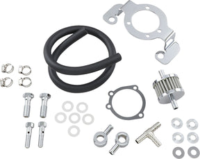 Drag Specialties Carb Supprt/Brthr 93 17 Bt BREATHER KITS + PARTS Drag Specialties