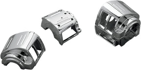 Drag Specialties Handlebar Control Kit W/O Switches Chrome Handlebars & Controls Accessories Drag Specialties