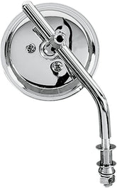 Drag Specialties 3 Round Mirror Adj Stem MIRRORS Drag Specialties