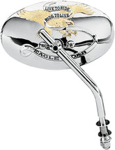 Drag Specialties 6 Live To Ride Ovl Mirror MIRRORS Drag Specialties