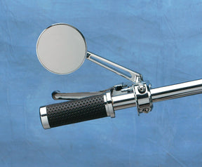 Drag Specialties Round Mirror W/Long Stem MIRRORS Drag Specialties