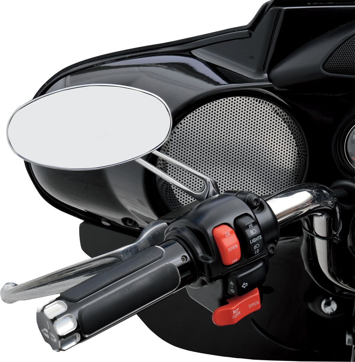 Drag Specialties Blue Stealth I Mirror MIRRORS Drag Specialties
