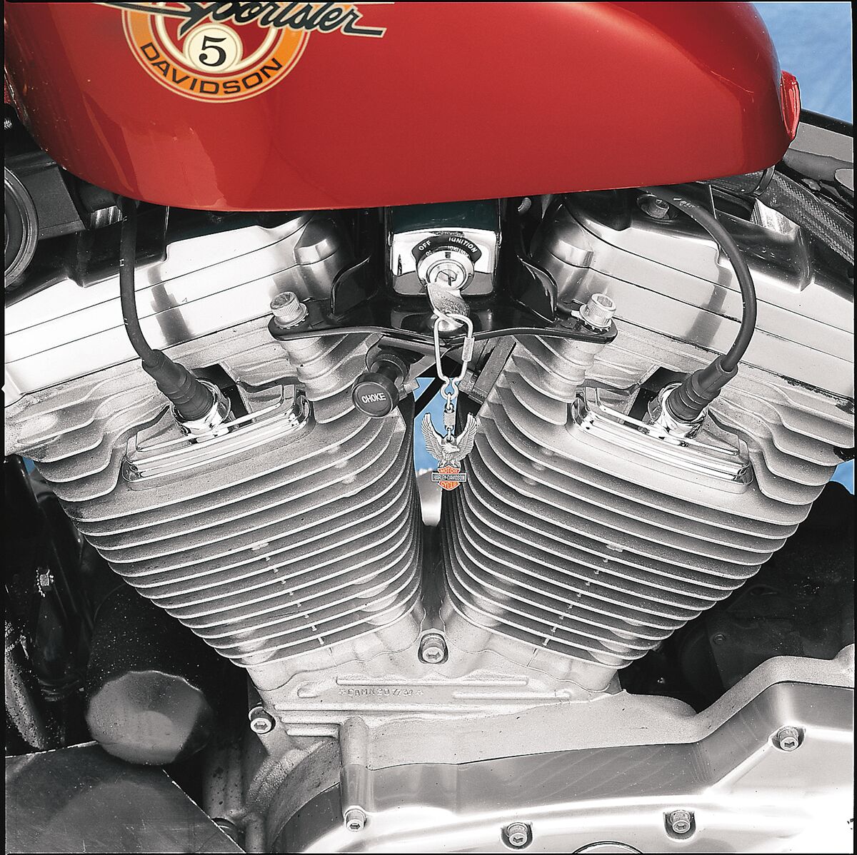 Drag Specialties Headbolt/Spark Plug Cover Chrome Engine Covers Drag Specialties