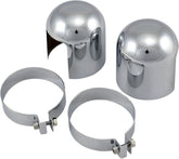 Drag Specialties Shock Top Top Cover Chrome Shock Dress-Up Parts Drag Specialties