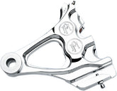 4 Piston Rear Caliper Integrated Bracket, Chrome - 00-07 Softail Brake Calipers Performance Machine (Pm) Default Title
