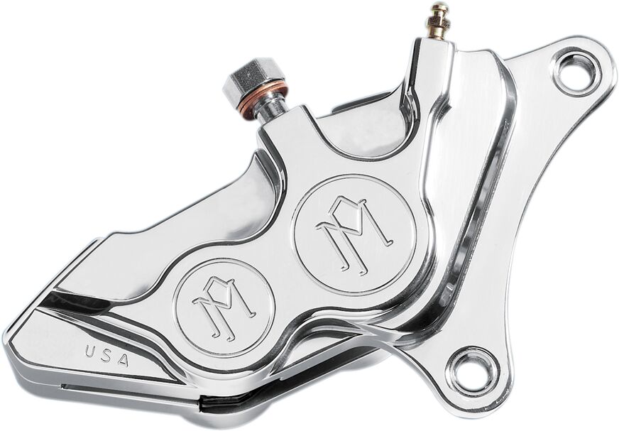 Caliper Four Piston Differential Bore Front Left Chrome Performance Machine (Pm) Default Title