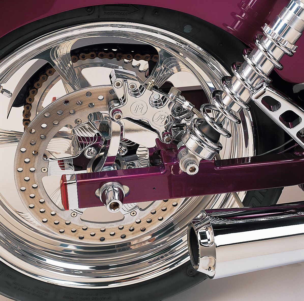 Performance Machine (Pm) Rr Chr Cal 91 99 Fxdb/C/L BRAKE CALIPER-CALIPER KITS Performance Machine