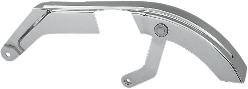 Drag Specialties Rear Upper Belt Guard Chrome Rear Chain-Belt Guards & Parts Drag Specialties