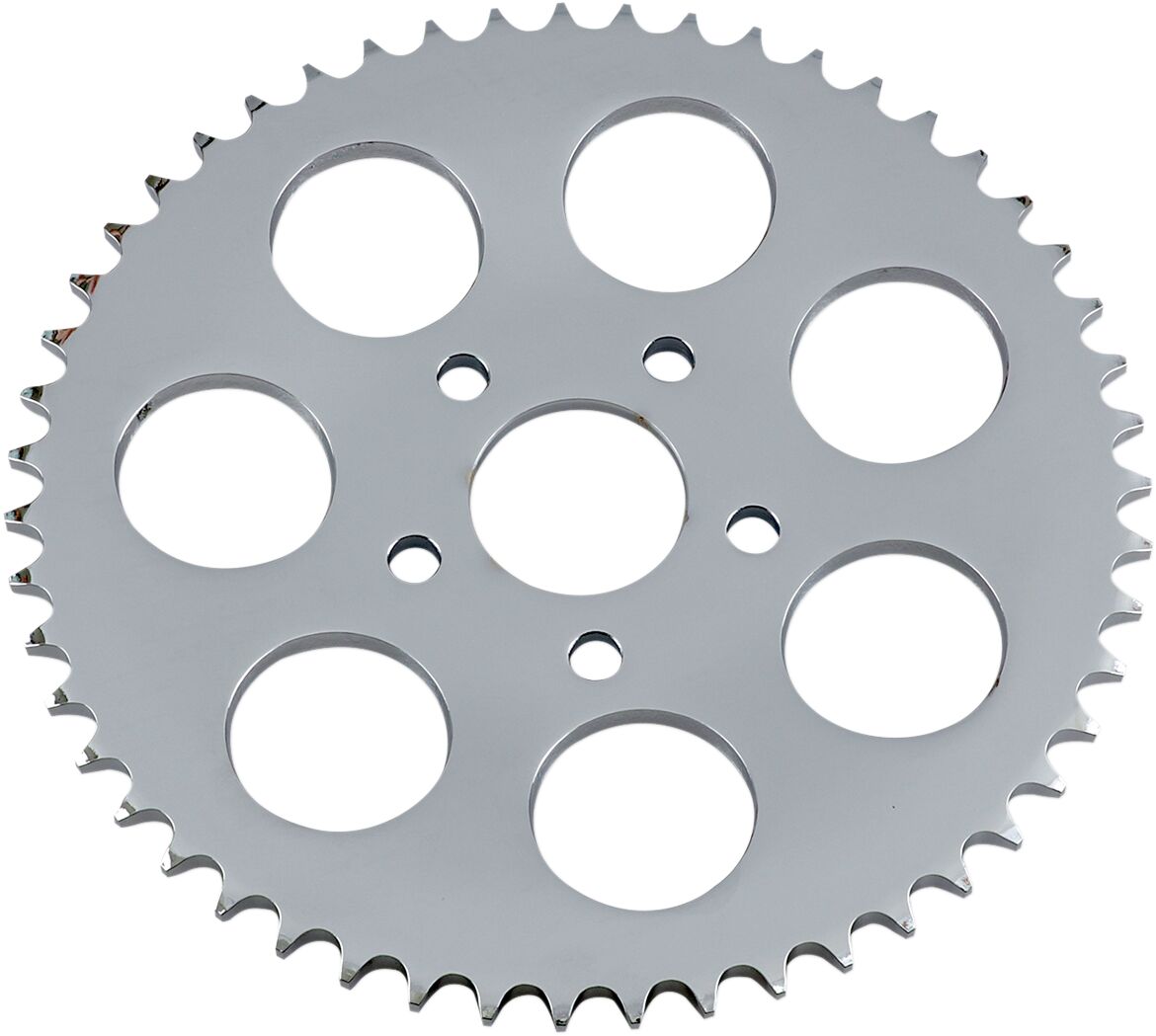 Drag Specialties Rear Chain Sprocket Dished 51 T Steel/Chrome Steel Rear Sprockets Drag Specialties