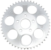 Drag Specialties Rear Chain Sprocket Dished 49 T Steel/Chrome Steel Rear Sprockets Drag Specialties