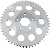 Drag Specialties Rear Chain Sprocket Offset 0.462" 51 T Steel/Chrome Steel Rear Sprockets Drag Specialties