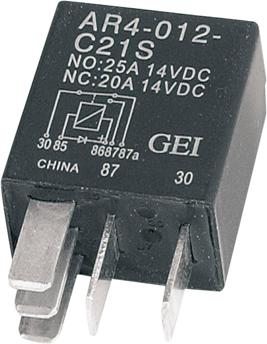 Drag Specialties Micro Relay W/Diode Starter Drag Specialties