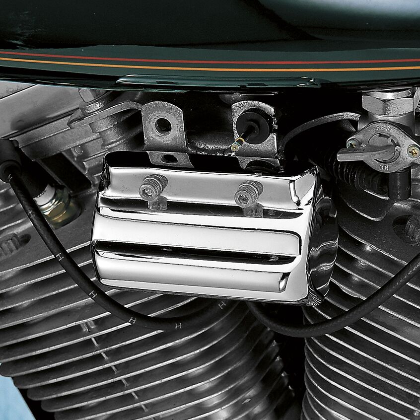 Drag Specialties Coil Cover Chrome Ignition Coil Drag Specialties