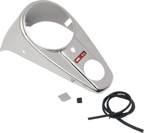 Drag Specialties Slot Dash Cover Chrome Dash Panel Drag Specialties
