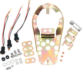 Drag Specialties Three Light Dash Base Plate Dash Panel Drag Specialties