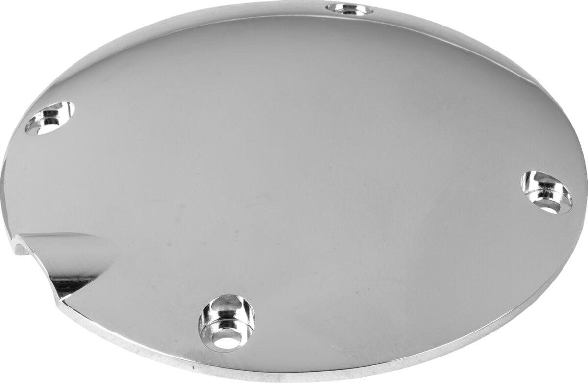 Drag Specialties Derby Cover, Chrome - 94-03 Sportster Transmission Covers Drag Specialties