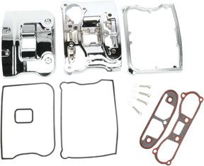 Drag Specialties Rocker Cover Kit Chrome Miscellaneous Engine Parts Drag Specialties