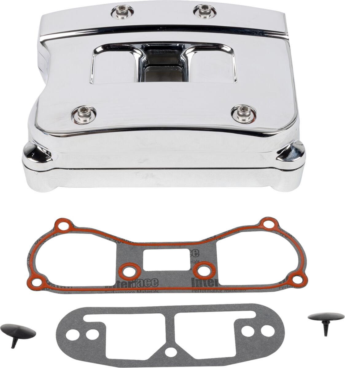 Drag Specialties Rocker Cover Kit Chrome Engine Covers Drag Specialties