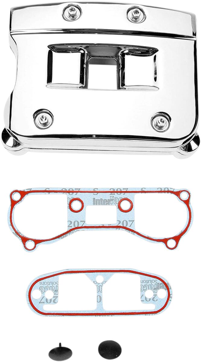Drag Specialties Rocker Cover Kit Chrome Engine Covers Drag Specialties