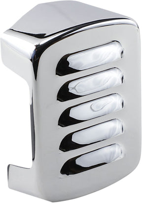Drag Specialties Coil Cover Louvered Chrome Ignition Coil Drag Specialties