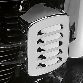Drag Specialties Coil Cover Louvered Chrome Ignition Coil Drag Specialties