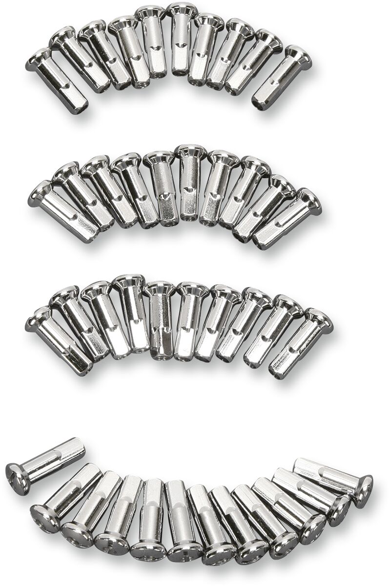 Drag Specialties Chr X Long Spoke Nipples WHEEL SPOKES + NIPPLES Drag Specialties