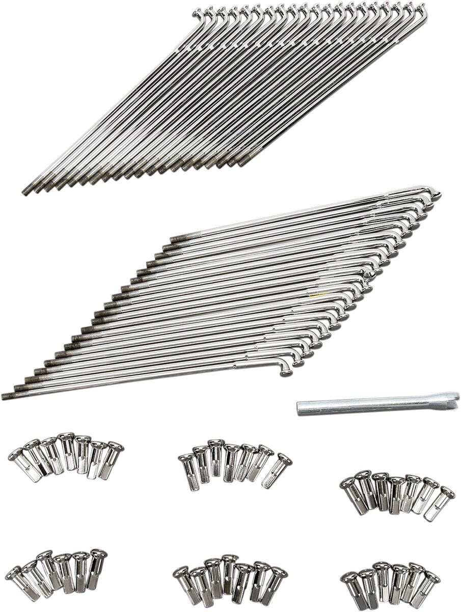 Drag Specialties 8.125 Spoke Excel Rim WHEEL SPOKES + NIPPLES Drag Specialties