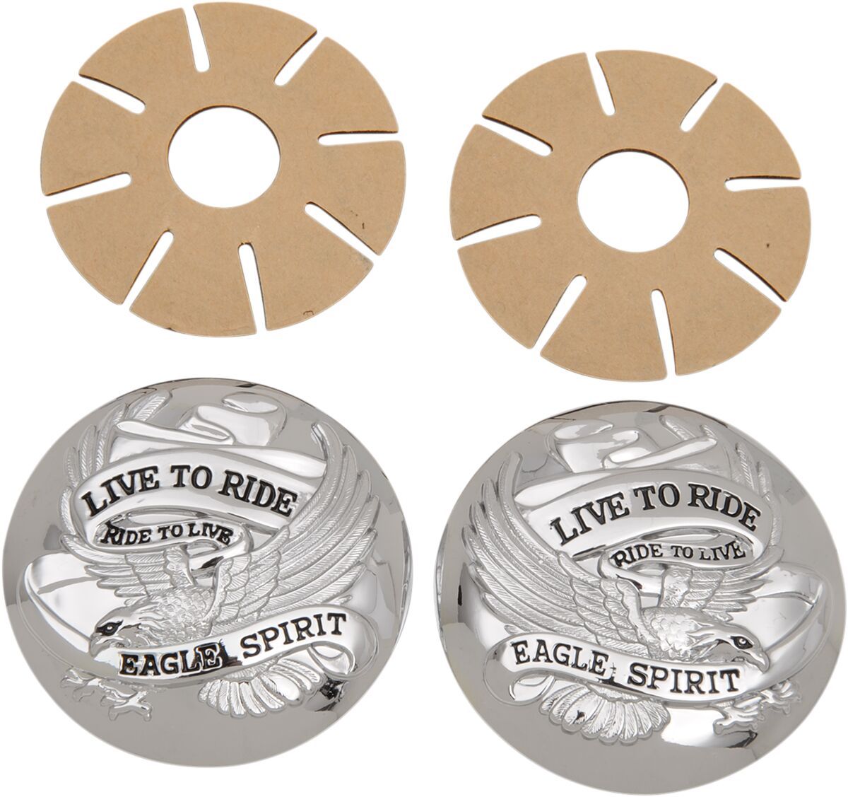 Drag Specialties Chr Lv Ride Gas Cap Cover Gas Cap Drag Specialties