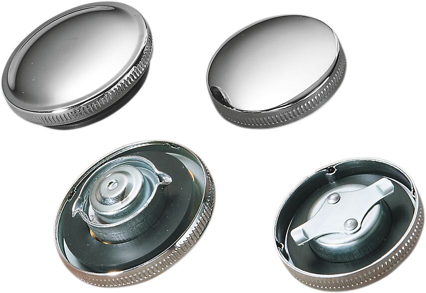 Drag Specialties Replacement Gas Cap Non Vented Chrome Gas Cap Drag Specialties