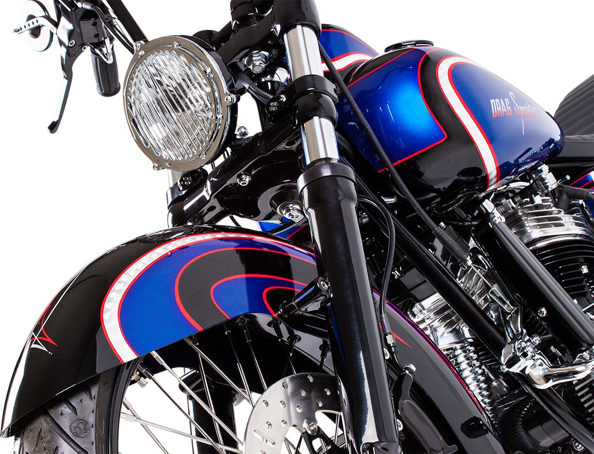 Drag Specialties Fat Bob Gas Tank 3.5 Gallon Gas Tank Drag Specialties