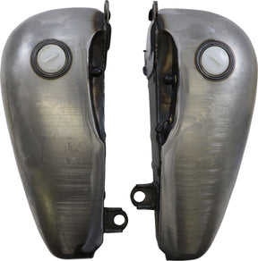 Drag Specialties Fat Bob Flat Side Gas Tank 5 Gallon Gas Tank Drag Specialties