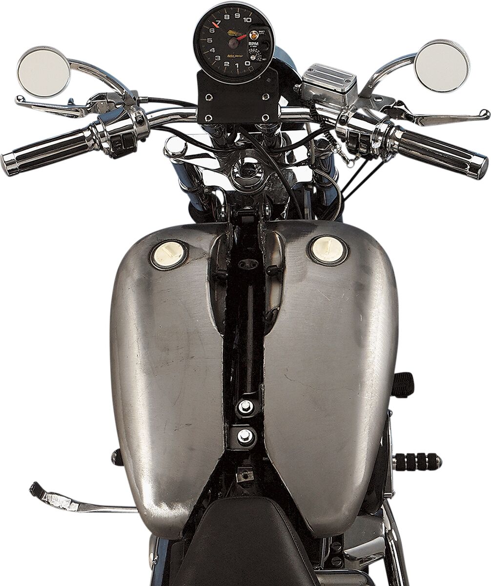 Drag Specialties Fat Bob Flat Side Gas Tank Extended 2" 5.2 Gallon Gas Tank Drag Specialties
