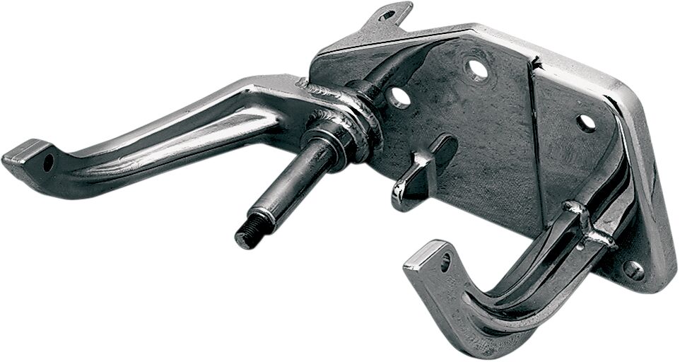 Drag Specialties Rear Brake Lever Mounting Bracket Chrome Brake Pedal Pads Covers Drag Specialties