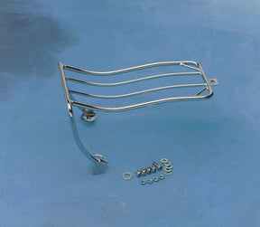 Drag Specialties Bobtail Fender Luggage Rack, Chrome - 00-05 Softail (FXST) Luggage Racks Drag Specialties