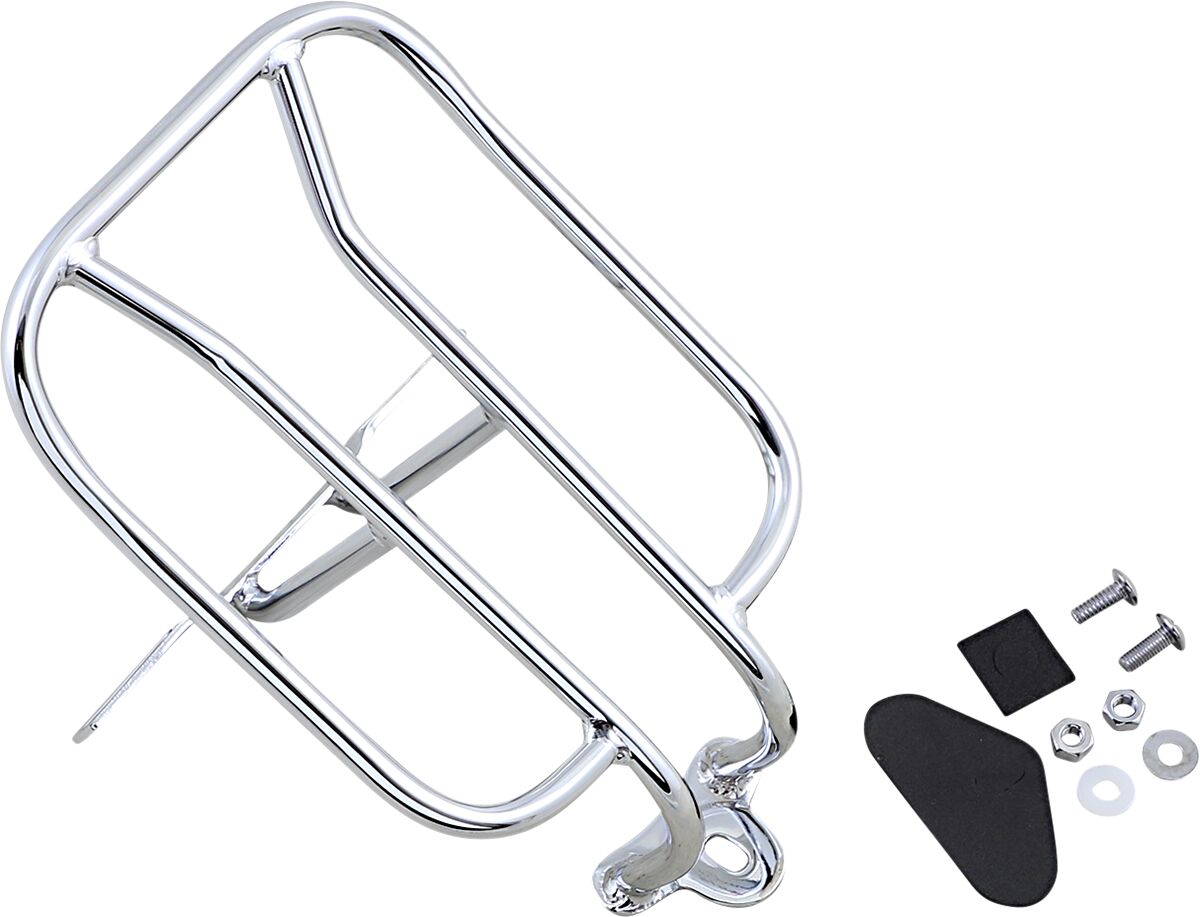 Drag Specialties Fender Luggage Rack, Chrome - 94-21 Sportster Luggage Racks Drag Specialties