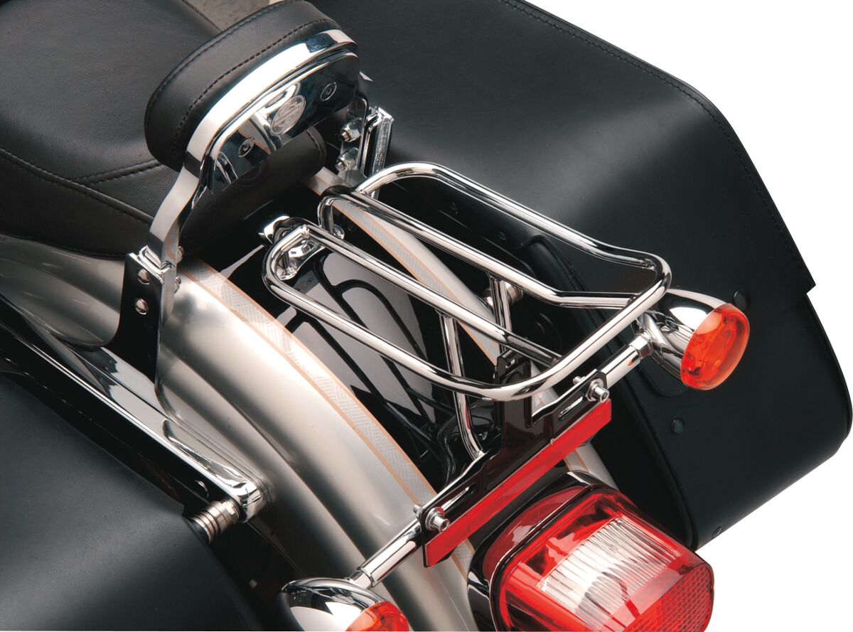Drag Specialties Fendr Lugg Rack 91 05 Dyna LUGGAGE RACKS - MOTORCYCLE Drag Specialties