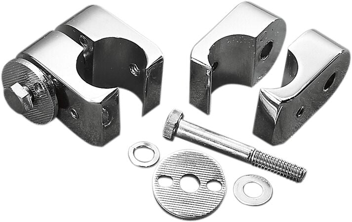 Drag Specialties 1 Chr Univ/Enguard Clamps FLOORBOARDS + PARTS Drag Specialties