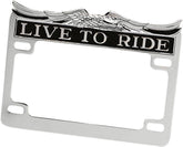 Drag Specialties Chr Live Ride Lic Frame LICENSE PLATE GROUP Drag Specialties