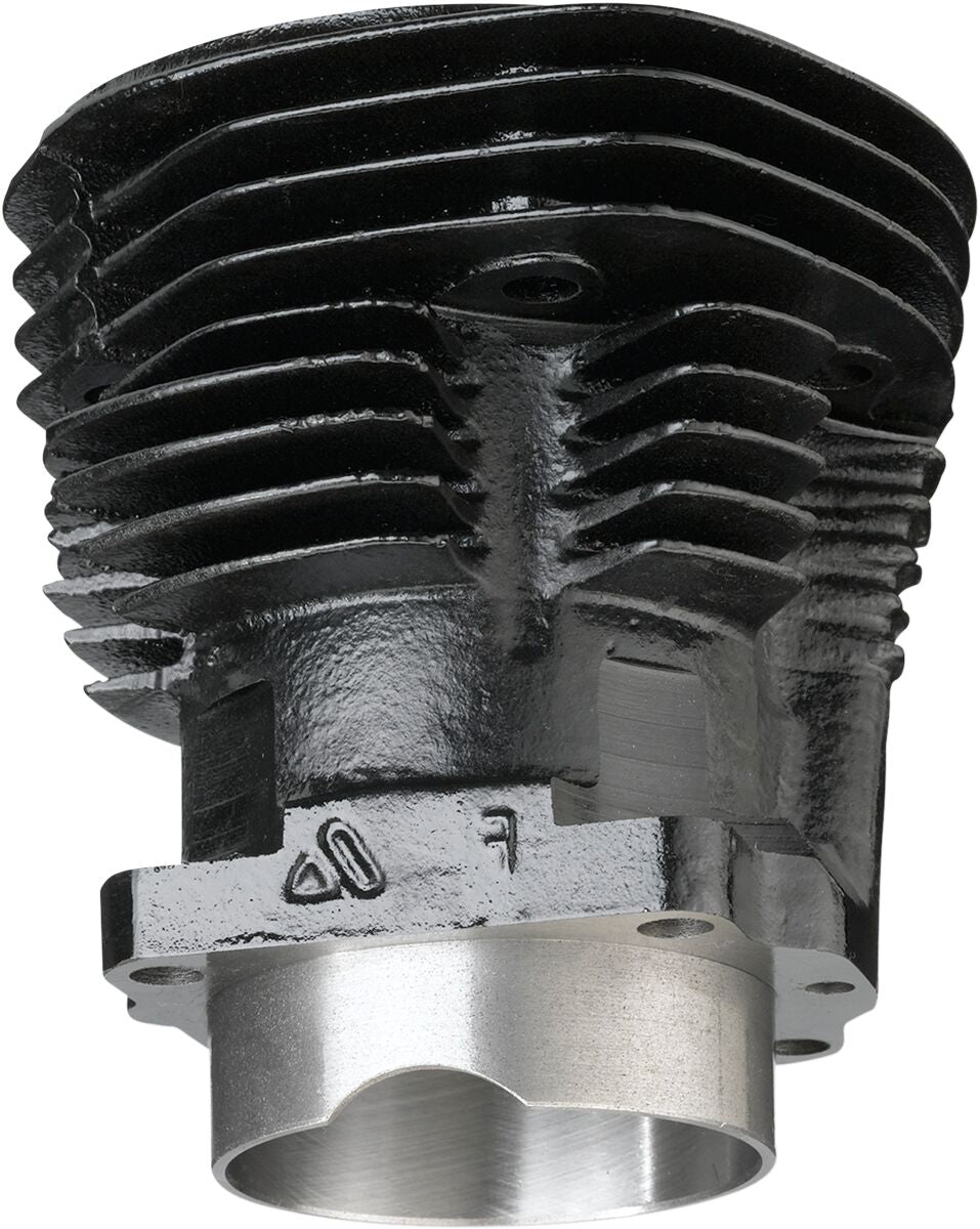 Drag Specialties Cylinder Front, Black - 66-80 Shovelhead Cylinders Parts Drag Specialties