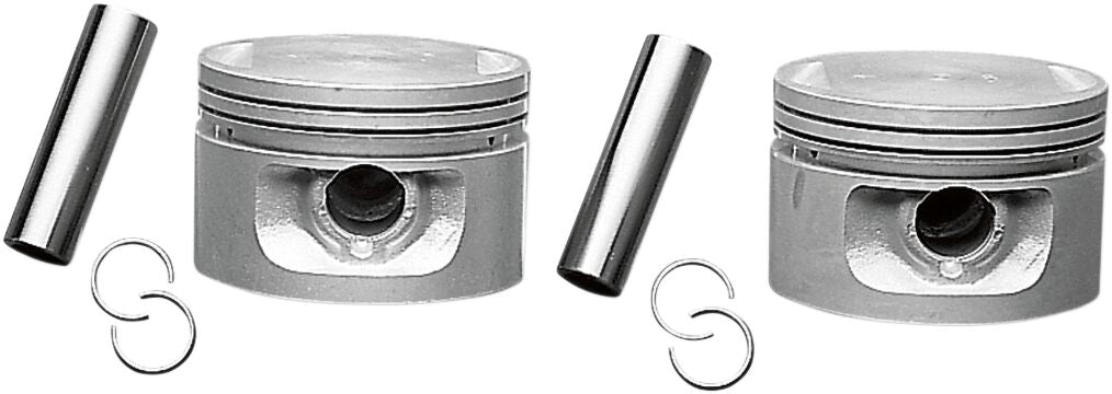 Drag Specialties Replacement Piston Kit 3.498" Standard 8,5:1 - Evo 1340 Pistons Only Drag Specialties