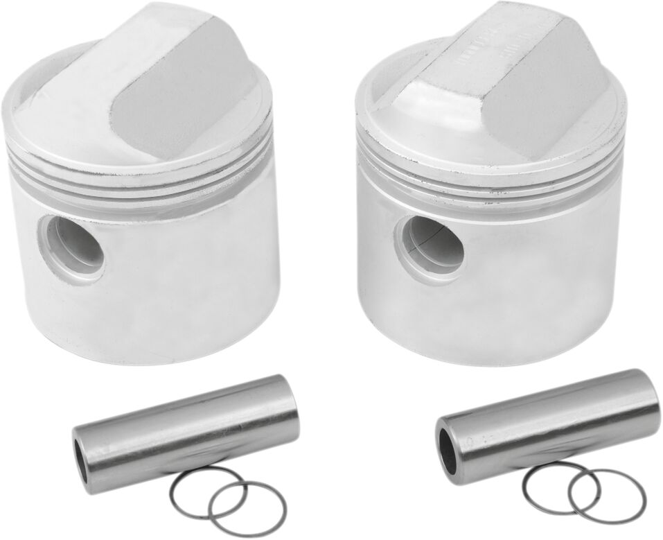 Drag Specialties Replacement Piston Kit 3.1875" Standard 9:1 - 72-85 Sportster (Xl 1000) Pistons Only Drag Specialties