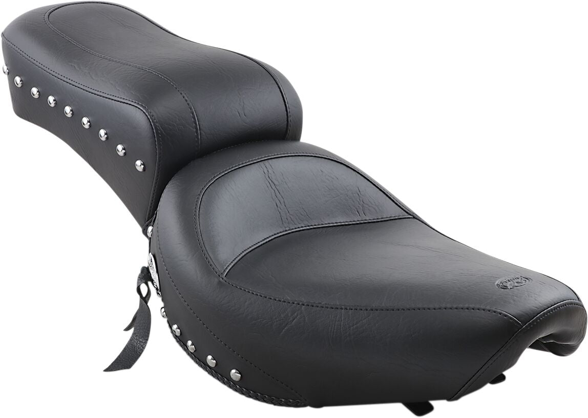 Mustang Seat One Piece 2 Up Plain Studded With Conchos Seat Mustang